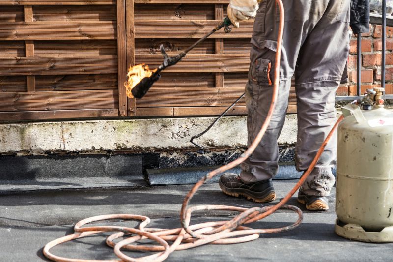 Single Ply Roof Installation