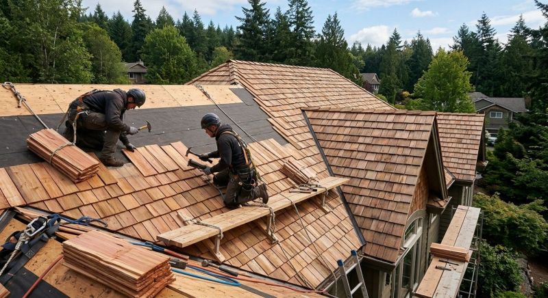 Wood Roofing Installation
